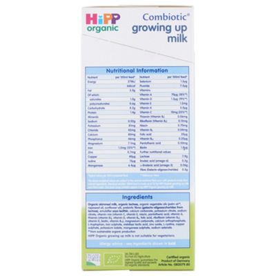 hipp organic formula tesco