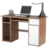 Alphason Walnut and White Workstation