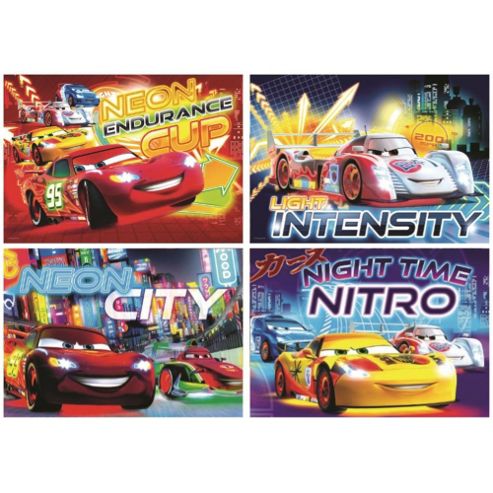 Image of Disney Cars Neon Jigsaw Puzzle (50 Pieces)