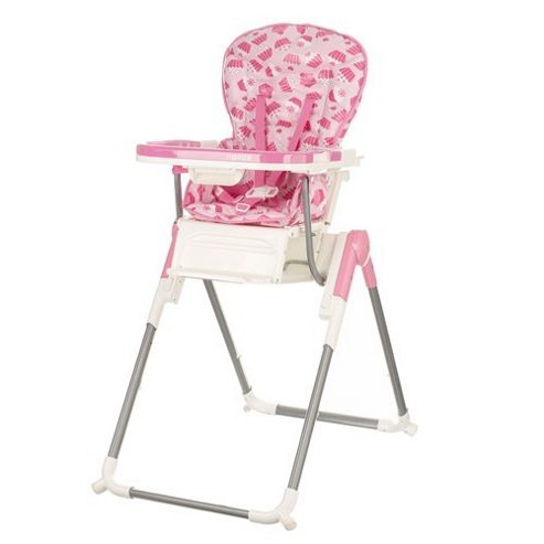 Image of Obaby Nanofold Highchair - Cup Cakes