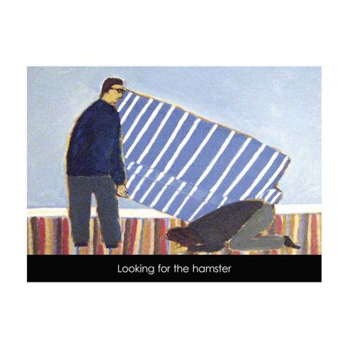 Image of Holy Mackerel Greeting Card - Looking For The Hamster Birthday, Anniversary Card