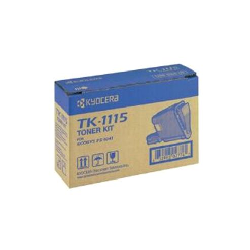 Image of Kyocera Tk-1115 Black Toner Cartridge (yield 1,600 Pages) For Ecosys Fs-1041