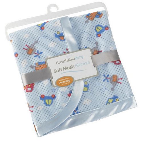 Image of Breathablebaby Cellular Mesh Fashion Blanket In Beep Beep