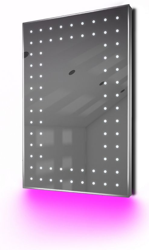 Image of Ambient Shaver Led Bathroom Illuminated Mirror With Demister Pad & Sensor K43sp