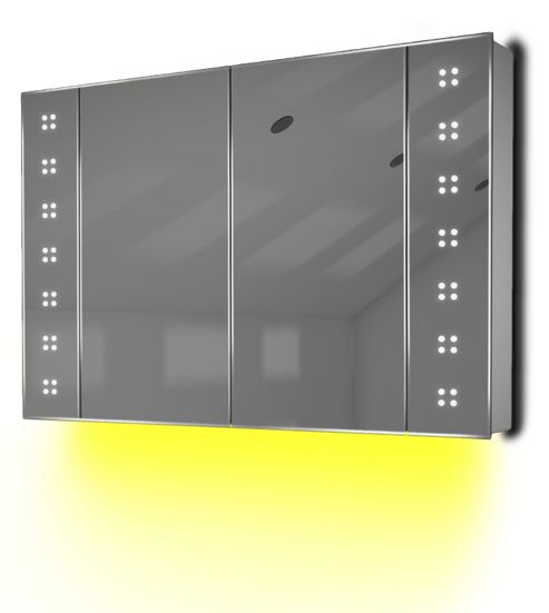 Image of Ambient Demist Bathroom Cabinet With Sensor & Internal Shaver Socket K122y