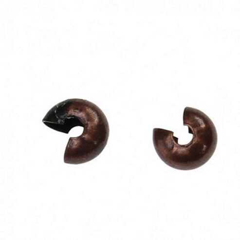 Image of Crimp Covers - Copper - 25 Pack