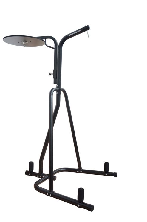 Image of Confidence Dual Station Heavy Duty Boxing Punch Bag Stand Thai Kick Martial Arts