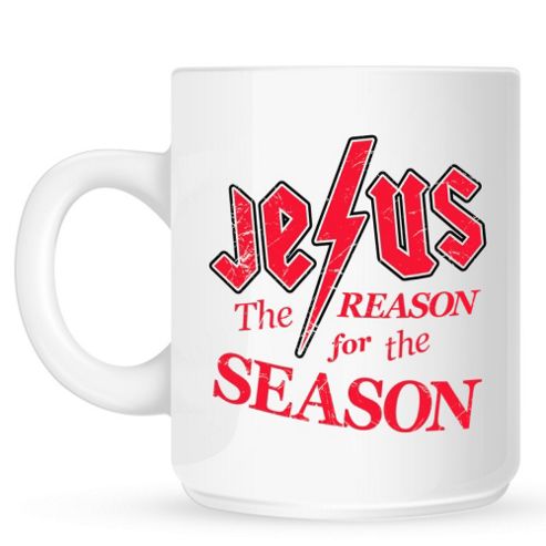 Image of Jesus. The Reason For The Season 10oz Ceramic Mug