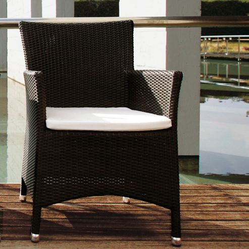 Image of Varaschin Kresos Armchair By Varaschin R And D (set Of 2) - Dark Brown - Piper Rain