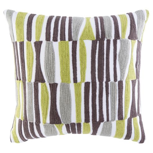 Image of Arai Pattern Cushion, Green