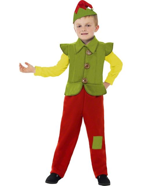 Image of Child Elf Boy Costume Large