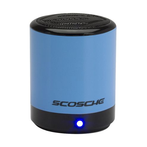 Image of Scosche Boomcan Bt Wireless Bluetooth Portable Mini Speaker (blue)