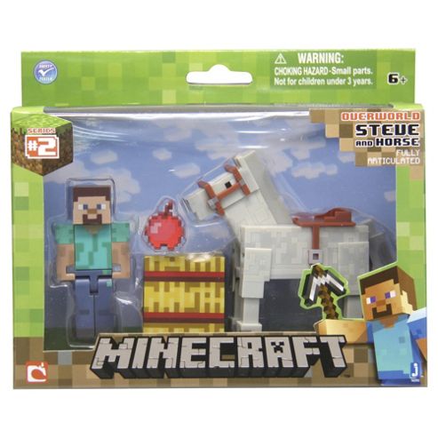 Image of Minecraft Steve With Horse