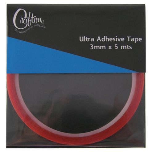 Image of 3mm X 5m Ultra Adhesive Tape 6 Rolls