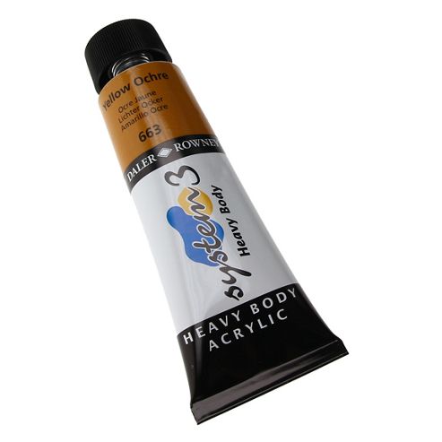 Image of System 3 Heavy Body 75ml Yellow Ochre