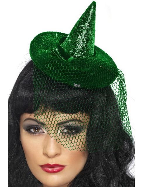 Image of Mini Witch Hat Green