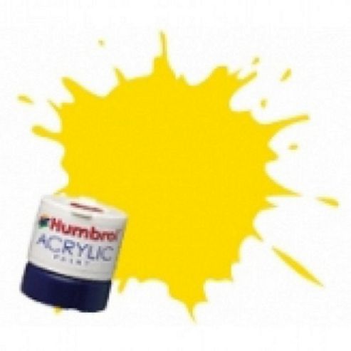 Image of Humbrol Acrylic - 14ml - Gloss - No69 - Yellow