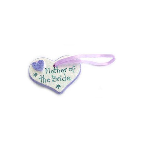Image of Mother Of The Bride Lilac Sparkle Heart