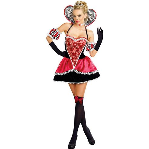 Image of Queen Of Hearts - Adult Costume Size: 12-14