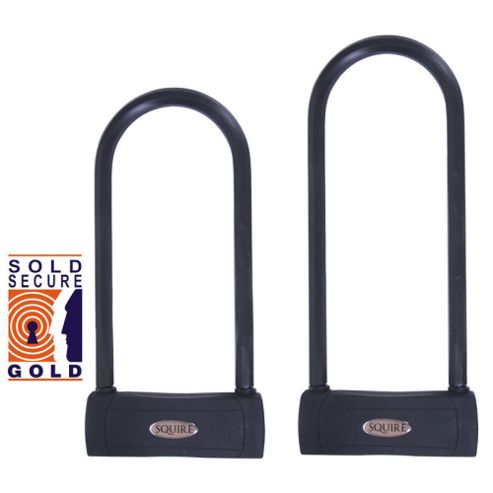 Image of Squire Hammerhead Shackle Lock - 230mm With Extender Cable