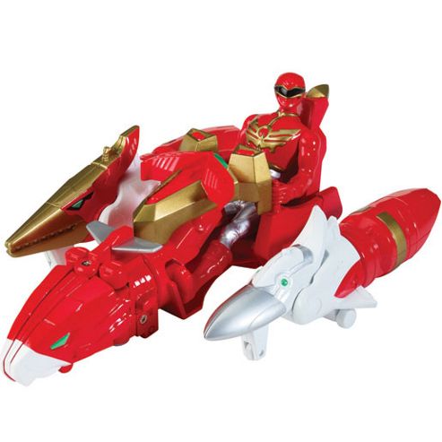 Image of Power Rangers Megaforce Sky Brothers Zord Vehicle With Red Ranger
