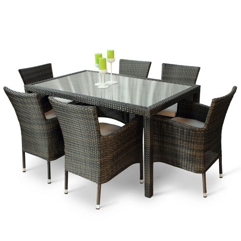 Image of Rectangular Rattan Set