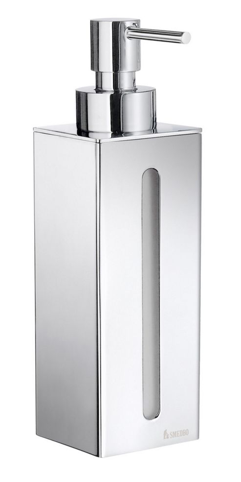 Image of Smedbo Outline Wallmount Soap And Lotion Dispenser 1 Pump