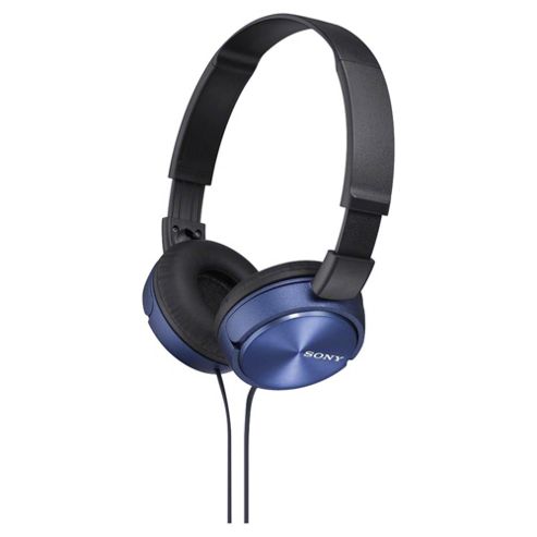 Image of Sony Mdrzx310 Overhead Headphones Blue