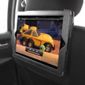 Black Multi-Function Wallet Case & Car Headrest Mount - Apple iPad 2
