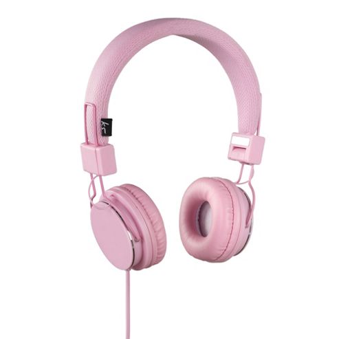 Image of Kitsound Malibu Over-the-ear Overhead Headphones, Pink