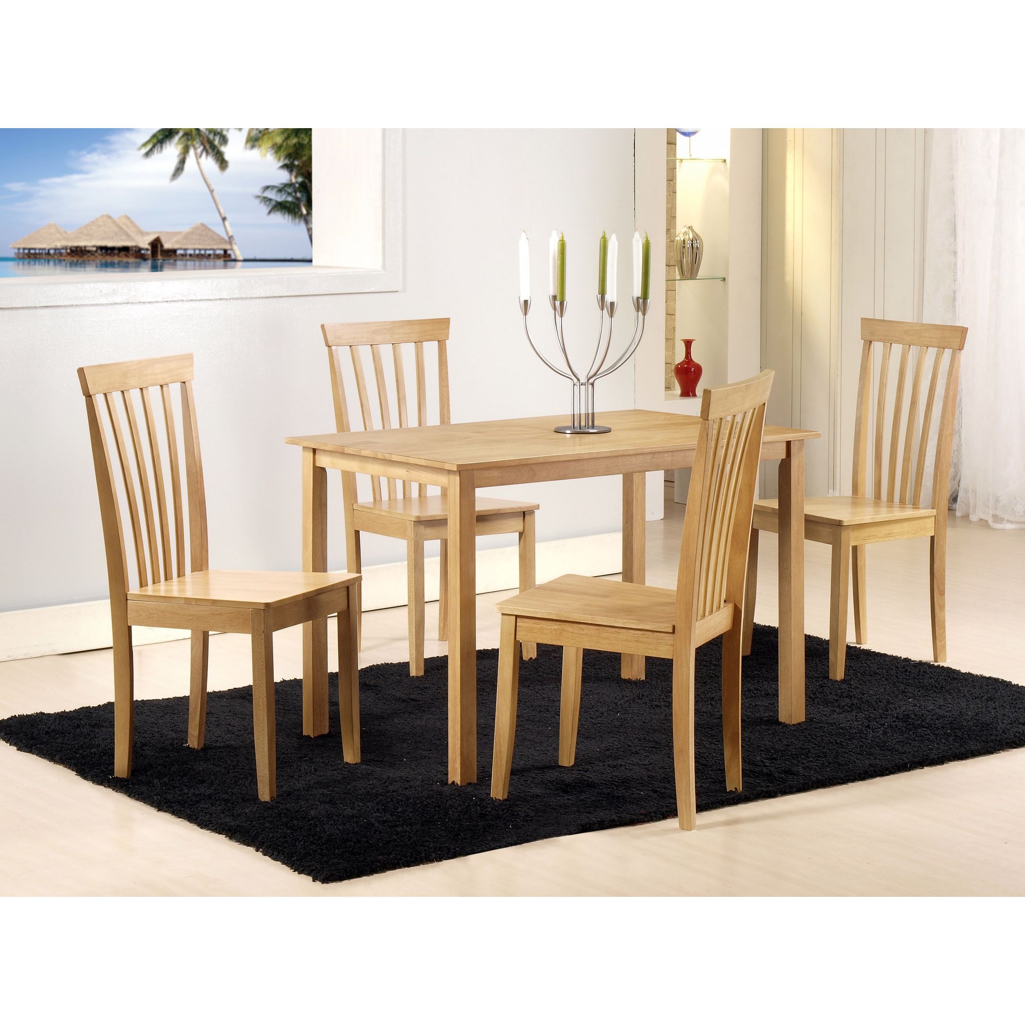 G&P Furniture Torino 5 Piece Dining Set at Tesco Direct