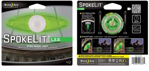 Image of Nite-ize Spokelit Led Bike Light Green
