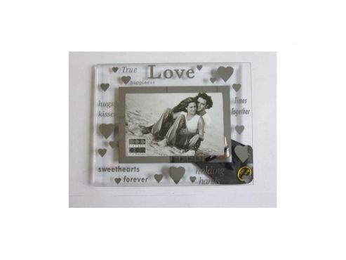 Image of Sixtrees Moments Bevelled Glass True Love Photo Frame