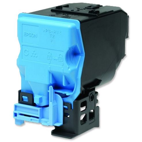 Image of Epson Cyan High Capacity Toner Cartridge (yield 6000 Pages) For Aculaser C3900n/dn Laser Printers