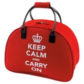 Constellation Keep Calm and Carry On Holdall, Red