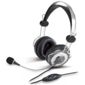 Genius HS-04SU Headband Headset With Noise Cancelling Microphone - Silver/Black
