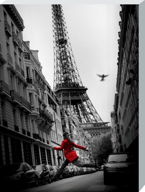 Image of La Veste Rouge Large Canvas Print