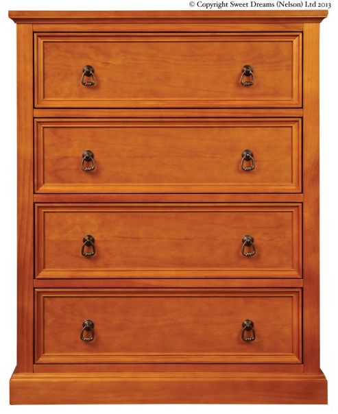 Image of Sweet Dreams Wagner 4 Drawer Chest - Oak