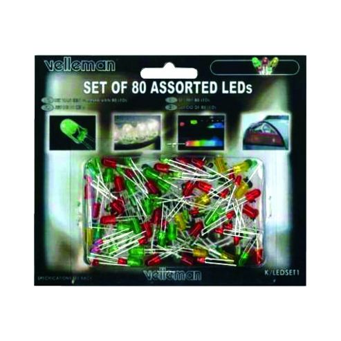 Image of Assorted Leds 80 Pack