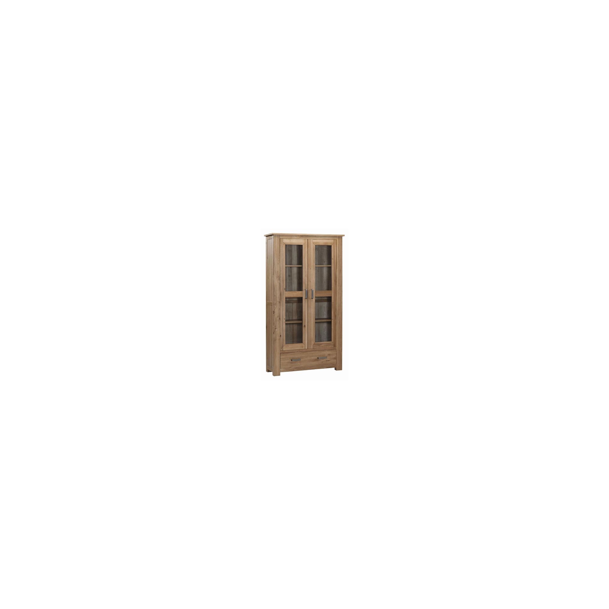 Kelburn Furniture Lyon Display Cabinet in Light Oak Matt Lacquer at Tesco Direct