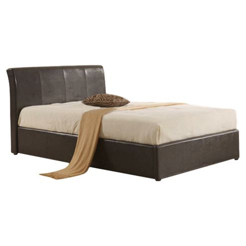 Image of Metalbedsltd Texas New Ottoman Bed Frame - Black - Small Double (4')