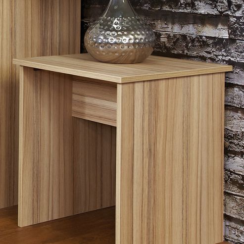 Image of Welcome Furniture Living Room Lamp Table - Black Gloss
