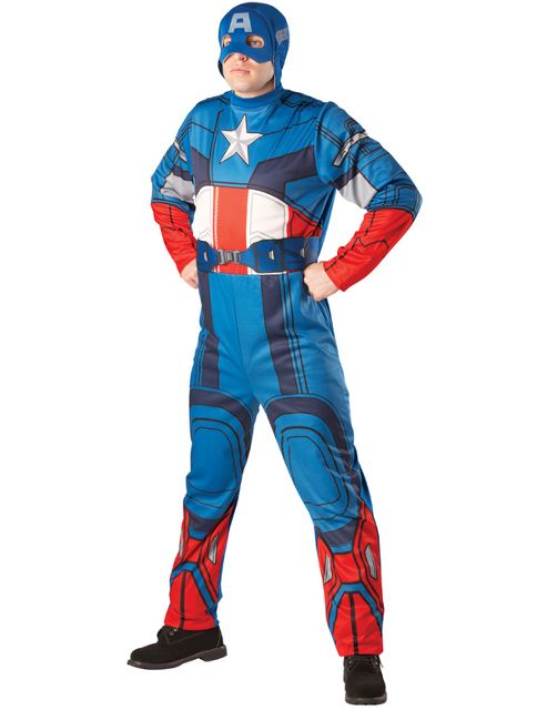 Image of Captain America Classic - Adult Costume Size: 42-46