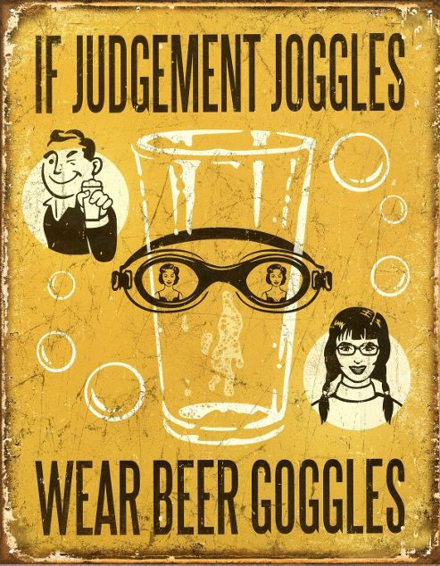 Image of If Judgement Joggles Tin Sign