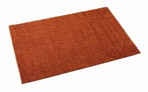 Image of Dandy Fiji Terracotta Shag Rug - Circular 100cm X 100cm