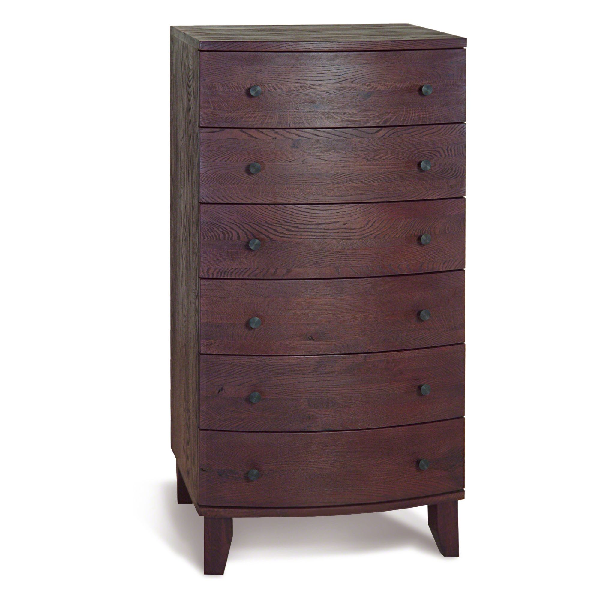 Oceans Apart Cordoba Pine Six Drawer Tallboy - Dark Oak at Tescos Direct