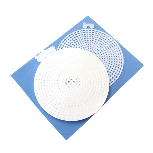 Image of Plastic Canvas 7 Hpi 4" Round 10 Pack