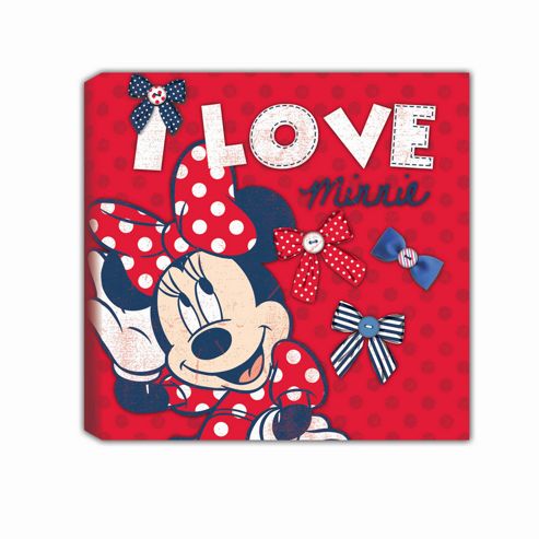 Image of Disney Minnie Mouse Printed Canvas Wall Art