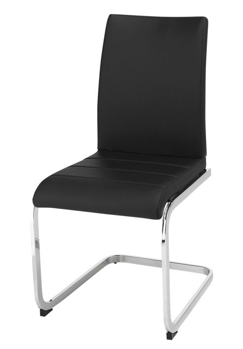 Image of Wilkinson Furniture Mobo Dining Side Chair - Black