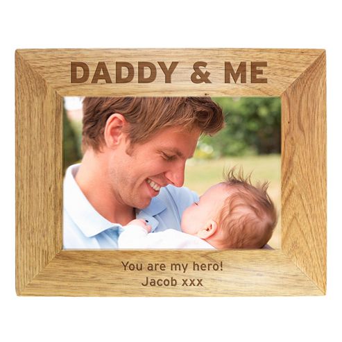 Image of Personalised Daddy And Me Photo Frame